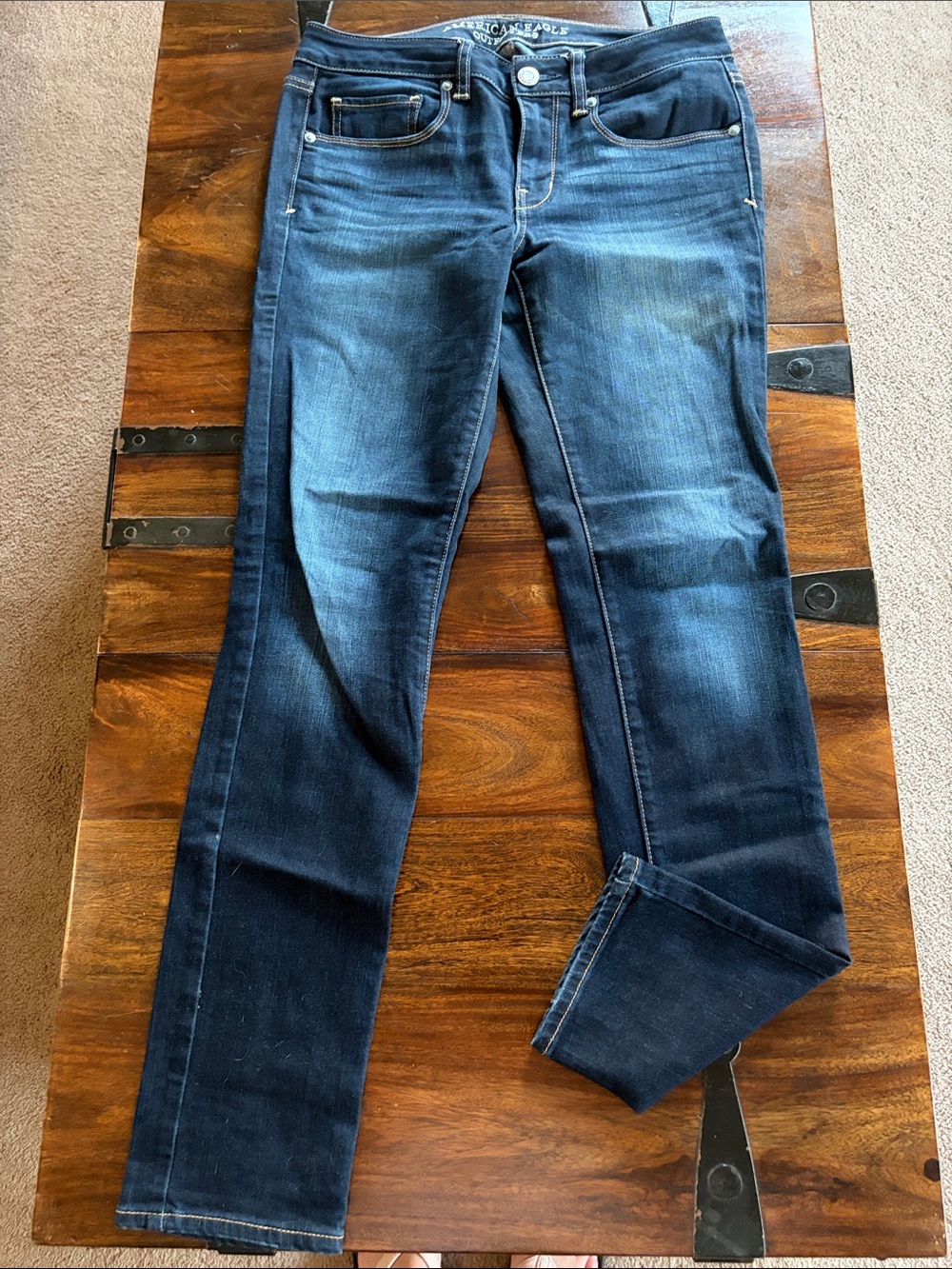 American Eagle Outfitters Women’s Dark Blue Skinny Jeans